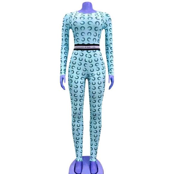 💋JOSKAA MESH CRESCENT MOON PRINT JUMPSUIT!!! - Picture 3 of 12
